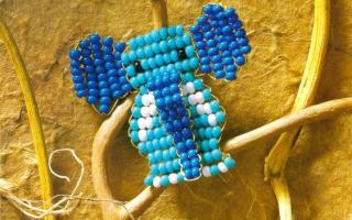 DIY elefant med perler