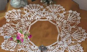 Crochet lace collar patterns