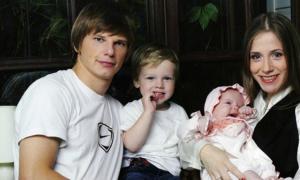 Alisa Kazmina: fatos interessantes da vida da esposa de Arshavin, Andrey Arshavin, sua esposa e filhos
