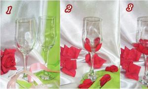 DIY svadobné poháre