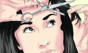 How to carefully and correctly cut the ends of your hair at home