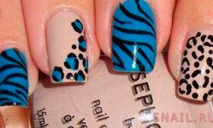 How to make a leopard nail design?